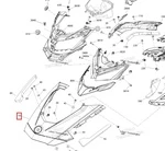 517306635 Капот Красный Для Ski Doo 517305744, 517307291, 517306099, 517306269