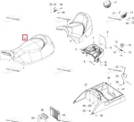 510005722 Чехол Сиденья Водителя Для Ski Doo 510005327