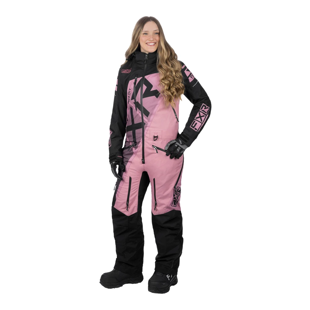 Комбинезон FXR CX F.A.S.T. с утеплителем Black/Dusty Rose, 232941-1098