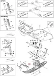 505071207 Кронштейн Лыжи Для Ski Doo MX Z 2003