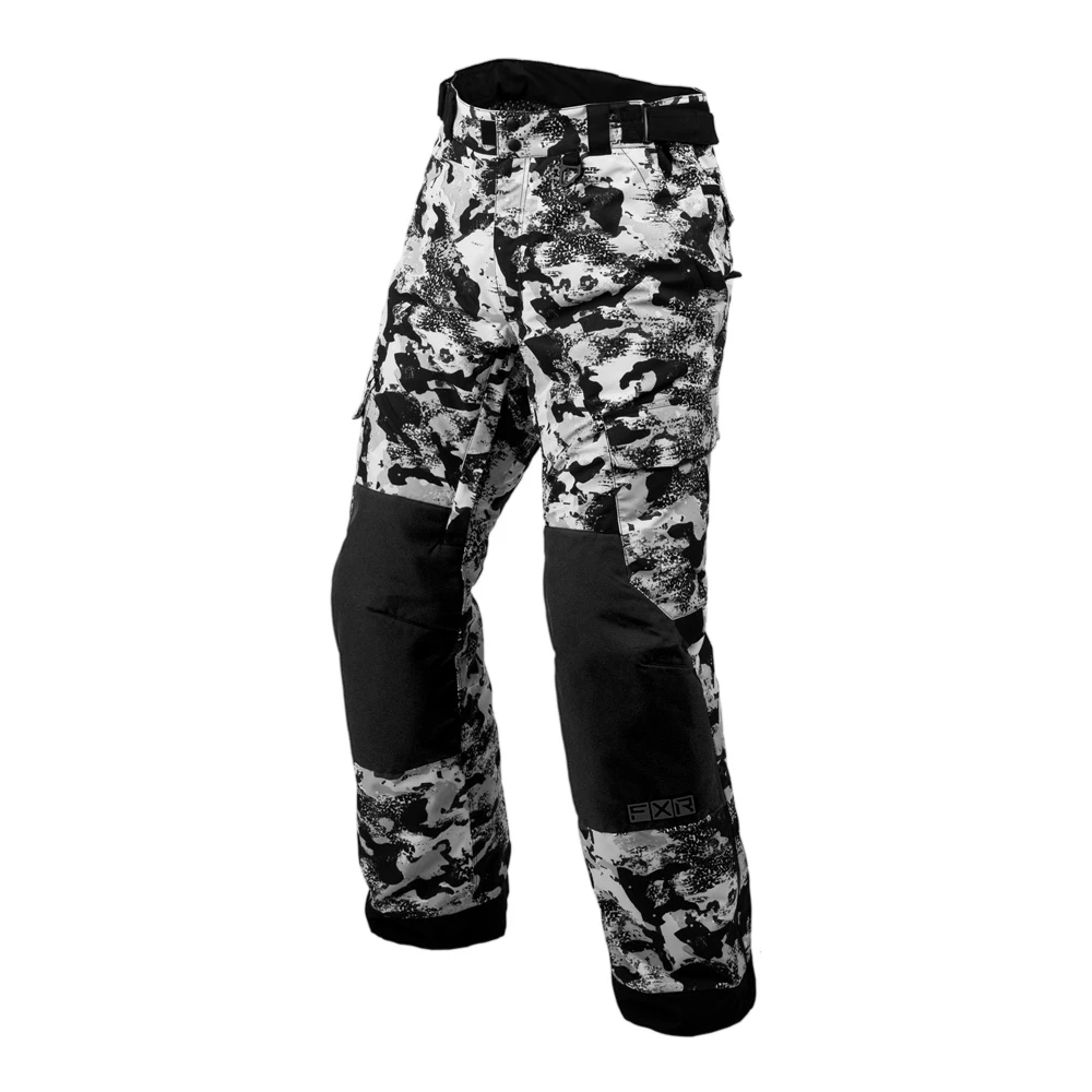 Штаны FXR Chute с утеплителем White Camo/Black, S, 220146-0210-07