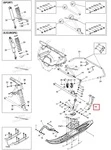 505071025 Поворотная Опора Серая Для Ski Doo MX Z Rev 2003