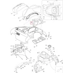 605352586 Кронштейн Капота Для Ski Doo Expedition, Skandic