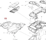 508001198 Крышка Воздуховода Для Ski Doo