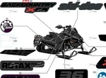 516011902 Наклейка BACKCOUNTRY XRS Для Левой Боковой Панели Для Ski Doo BACKCOUNTRY 850 ETEC XRS