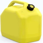 Канистра Пластиковая Для Бензина 20 Литров Желтая Для Заправки Снегохода