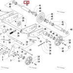 1604-682 Вал Задней Подвески Для Arctic Cat BEARCAT WIDE TRACK