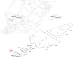 705012826 Защита Днища Передняя Для BRP Can Am Maverick
