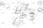 517306765 Окантовка Панели Приборов Спидометра Черная Для Ski Doo BACKCOUNTRY 2020