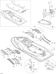 291002457 Молдинг левый BRP SEA DOO