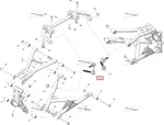 706205088 Стойка Заднего Стабилизатора Левая Для BRP Can Am Outlander 2023-2024
