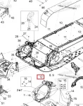 518325524 Кронштейн Рамы Левый Для Ski Doo