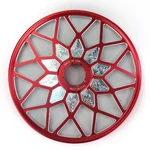 406-4003-08 TKI Snowflake Spoke Billet Wheel Натяжной Ролик Гусеницы Красный 10' Дюймов