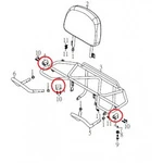 52850-MAL-0010 Кронштейн крепления задних ручек багажника для квадроциклов Baltmotors Jumbo 700 52850-MAL-0010
