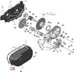 420612310 Крышка Вариатора Внешняя Для BRP Can Am Outlander, Renegade 420612316
