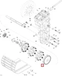 415067400 Шестерня Вала Привода Гусеницы Для Ski Doo