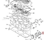 5418045 Кольцо Уплотнительное Цилиндра Двигателя Для Polaris 3084272, 3085619