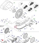 705400518 Накладка Скольжения Передняя Для Гусеницы APACHE Для BRP Can Am