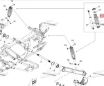 706000651 Пружина Заднего Амортизатора Черная Для BRP Can Am Outlander 2009-2012
