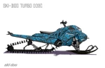 Наклейки VEL На Снегоход Ski Doo Summit Expert TURBO 002C