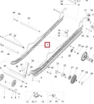 503192617 Полоз Гусеницы Для Ski Doo