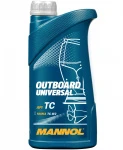 7208 MANNOL 2-TAKT OUTBOARD Universal Масло Моторное Минеральное 2Т Двухтактное 1 Литр Для ПЛМ