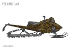 Наклейки VEL На Снегоход Polaris Axys 041A