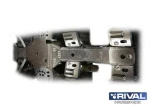 444.7411.1 RIVAL Комплект алюминиевой защиты днища Polaris Sportsman 6*6 800 EFI BIG BOSS