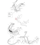 502007212 Поролон Изоляционный Поддона Правый Для Ski Doo