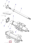 1597862 Вал Привода Гусеницы Для Polaris MATRYX 1597839
