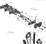 420254730 Вал Распредвала Для Ski Doo 1200