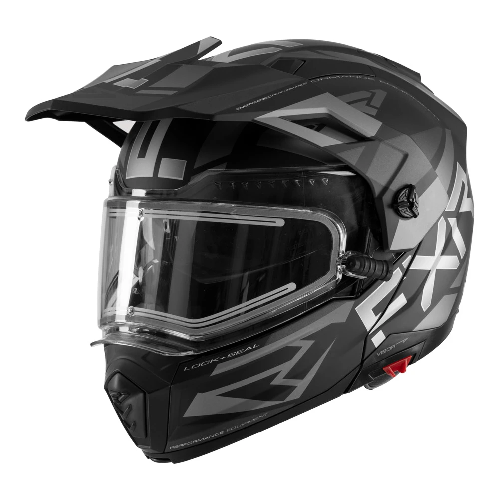 Шлем FXR Maverick X с подогревом Black/Titanium, M, 220623-1009-10