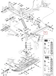 506142500 Рычаг Продольный Правый Черный Для Ski Doo Grand Touring 1998-1999