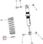 503192608 Стопор Пружины Амортизатора Для Ski Doo 503194270, 503191535, 503192029