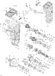875156328 Кольцо КПП Для Ski Doo Expedition, Skandic M875156328