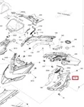 517306727 Панель Капота Левая Белая Для Ski Doo Gen4 517306239 517306727 Панель Капота Левая Белая Для Ski Doo Gen4 517306239