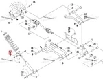0404-171 Пружина Заднего Амортизатора Для Arctic Cat MUD PRO 2009 - 2013