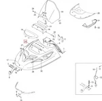 5242671 Решетка Капота Верхняя Правая Для Ski Doo M5242671