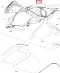 517307270 Боковая Панель Капота Правая Красная Для Ski Doo Gen4