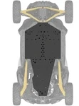 715007314 Защита Центральной Части Рамы Пластиковая Для BRP Can Am Maverick R