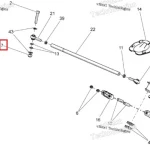 233601466 Гайка M10 Для Ski Doo