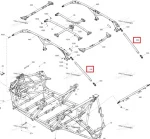 705209862 Стойка Каркаса Серая Для BRP Can Am Maverick