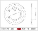 B5624-39 RK CHAINS Звезда 39 зубьев для цепи 525 для мотоцикла ведомая Kawasaki JTR498, JTR49839, JTR498.39, JTR498-39