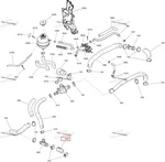 509000557 Шланг Системы Охлаждения Двигателя Для Ski Doo 509000413, 509000675, 509001067