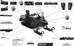 516010465 Наклейка Rotax Power Правая Для Нижней Боковой Панели Для Ski Doo SKANDIC, EXPEDITION SWT 2021-2022