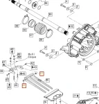 204390001 BRP Пластмассовая втулка реверса, т.м