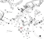 710001999 Заглушка Кнопки Для BRP Can Am 710007173