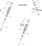 706202579 Пружина Амортизатора Для BRP Can Am Outlander