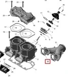 420931610 Прокладка Выпускной Системы Для Ski Doo
