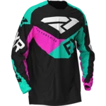 Джерси FXR PODIUM MX JERSEY Black/Mint/Elec Pink 203301-1052